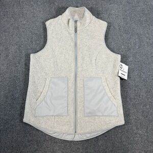 NWT Smartwool‎ Anchor Line Reversible Sherpa Vest Womens Medium Storm Gray